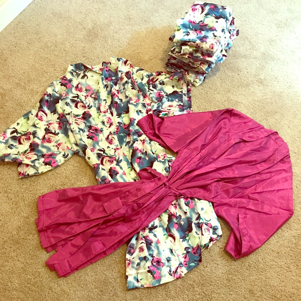 13 custom made Thailand robes. Made in Bangkok.